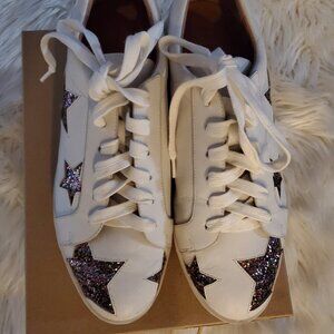 Gentle Souls Haddie multi star Glitter Sneakers